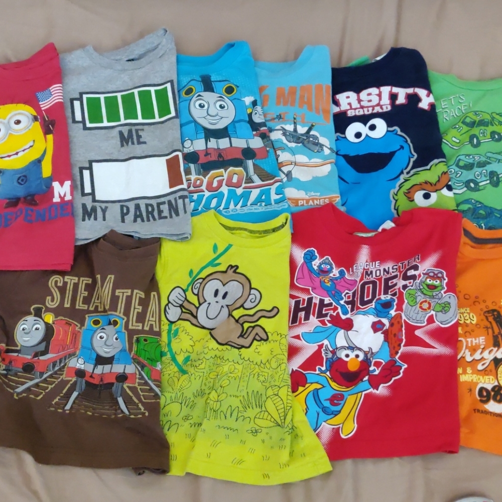 10 T-shirts for Toddlers(2T-3T)